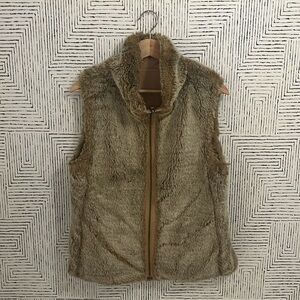 Reversible fur vest, so cozy & cute!